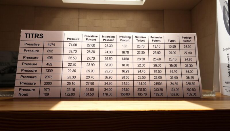 Tabela za pritisak u gumama - koji je optimalni pritisak i šta treba da znate