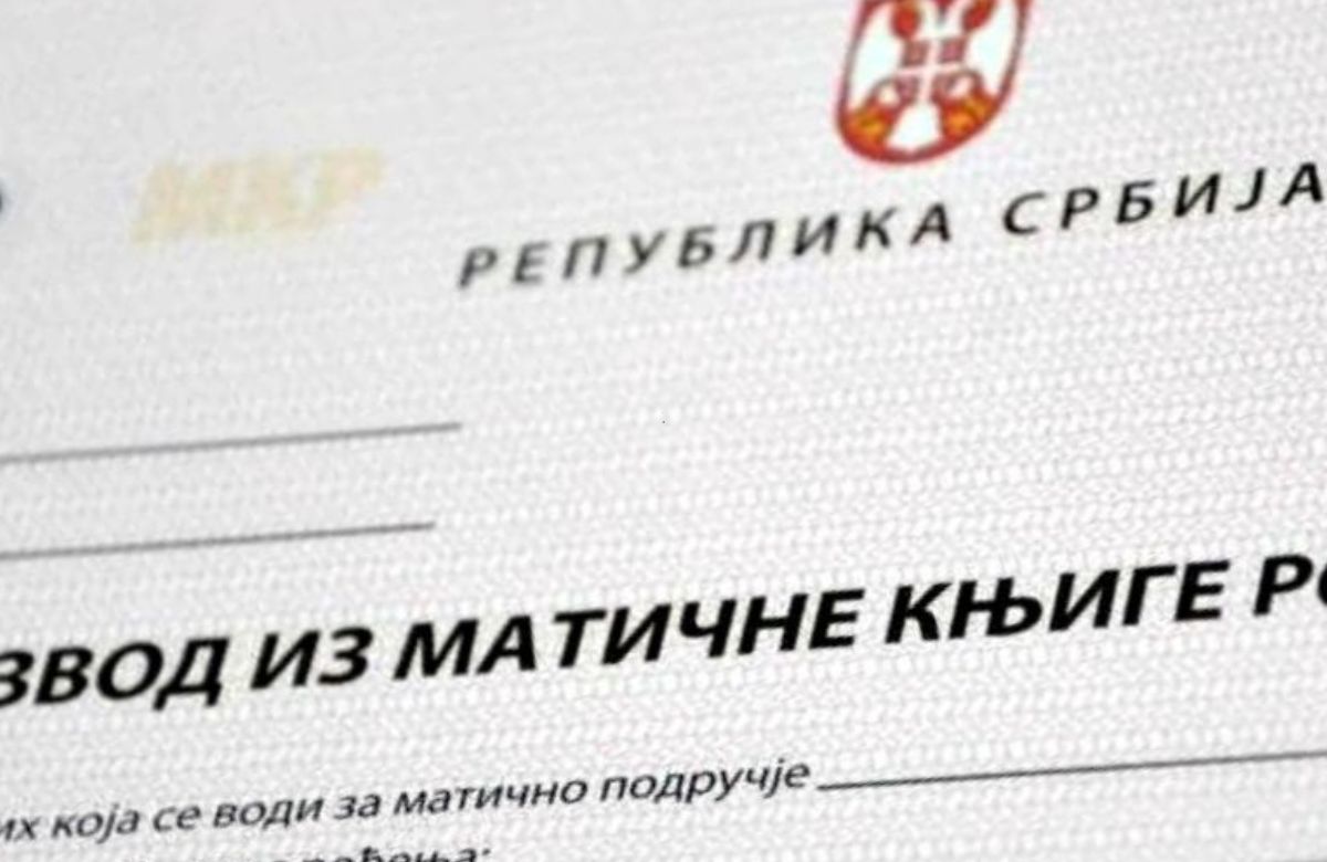 Izvodi iz knjige rođenih za preminulog i naslednike potrebni su sudu, važe šest meseci.