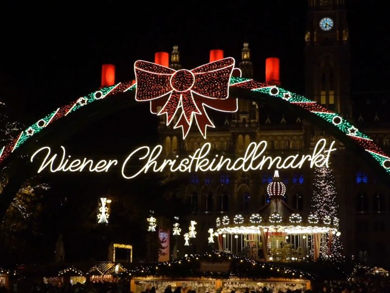 Prikaz Beča tokom adventa