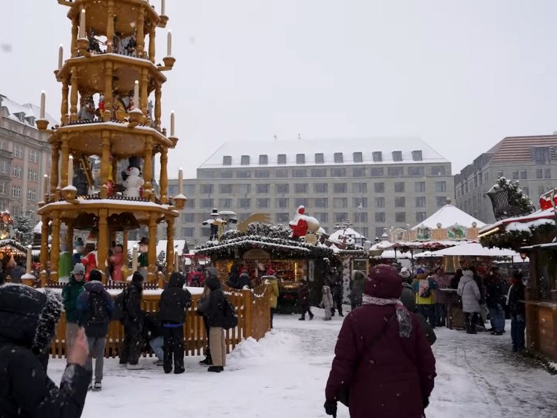 Prikaz adventa u Dresdenu, Nemačka