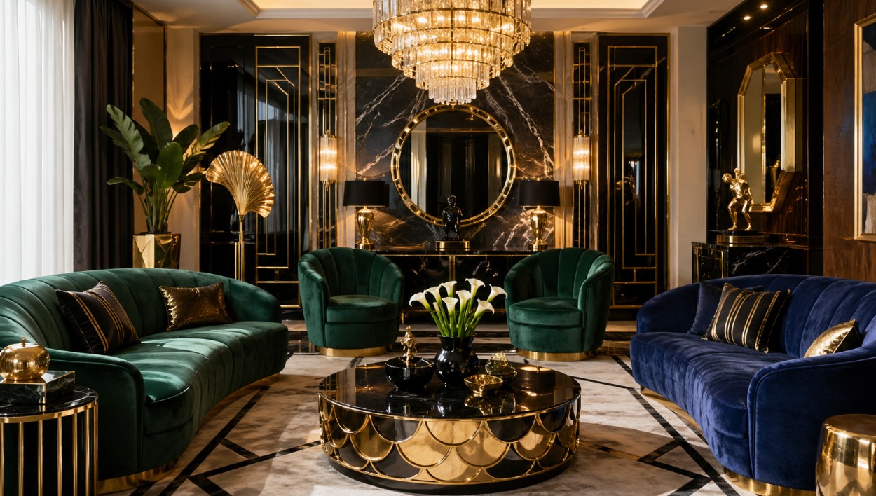 Art Deco dnevna soba