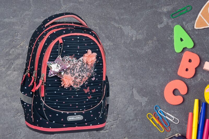 Belmil 338-87 Beautiful Flowers ranac na sivoj pozadini