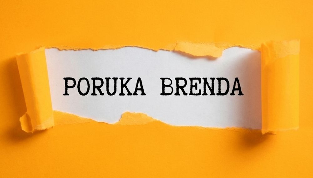 Papir sa natpisom poruka brenda kao simbol jasne komunikacije